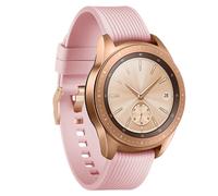 Cinturino compatibile con Samsung Galaxy Watch 3 41mm, Galaxy Watch 4 40mm 44mm/4 Classic 42mm 46mm, Galaxy Watch active/active2 40mm 44mm, cinturini di ricambio in silicone morbido, 20mm (Rosa)