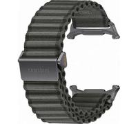 Bracciale Samsung Galaxy Watch Ultra Nylon Titanio Verde Oliva Quick Release
