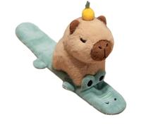 Bracciale schiaffo di animali di peluche, braccialetti di peluche capibara - Simpatico animaletto in capibara con braccialetti animali | Animale di per gatti, roba di, braccia