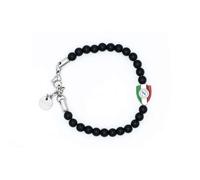 Bracciale Scudetto SSC NAPOLI Prodotto Ufficiale con pietre nere B-NB021UP4