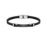 Bracciale SECTOR uomo Bandy pelle nero / acciaio (SZV92)