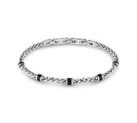 Bracciale SECTOR uomo Premium alluminio / nero