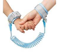 Bracciale Sicurezza Bambino,Anti-Perso Guinzaglio per Bambini, 2M Polso Regolabile 360 ° Girevoli Braccialetto Antismarrimento Corda Da Passeggi, Anti-Perso Mano Cintura Portatile