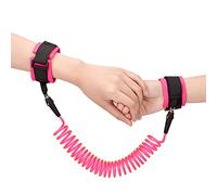 Bracciale Sicurezza Bambino, Portatile Che Cammina Anti-Perso Mano Cintura, Primi Passi Per Bambini, Rosa 01