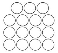 Bracciale Silicone Uomo Elastico in Silicone Nero 50 Pezzi Fascia Decorativa Morbida e Confortevole per Accessori Fai da Te