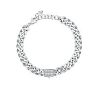 BRACCIALE SMALL CHAIN EYELIGHT TAG WHITE CRYSTALS PAVÈ J19AUW14 One Size