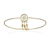 Bracciale Sogni In Rete Pietra Turchese Placcato Oro 18 CARATI - Gioielli Donna