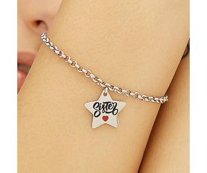 Bracciale Sorella Sagapo Regalo Speciale Compleanno Sister Acciaio SBY035 Sagapò