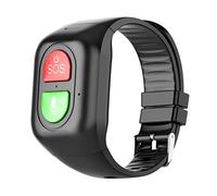 Bracciale SOS Tracciamento GPS Bracciale Posizione di emergenza Chiamata Fitness Trackers Watch for Seniors Kids Black Emergency