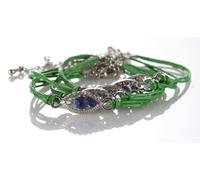 Bracciale STRING Contro il Malocchio Protezione Kabbalah Fortunato SANTO...