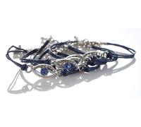 Bracciale STRING Contro il Malocchio Protezione Kabbalah Fortunato SANTO...