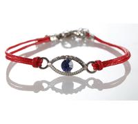 Bracciale STRING Contro il Malocchio Protezione Kabbalah Fortunato SANTO...