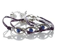 Bracciale STRING Contro il Malocchio Protezione Kabbalah Fortunato SANTO...