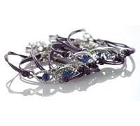 Bracciale STRING Contro il Malocchio Protezione Kabbalah Fortunato SANTO...