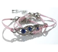 Bracciale STRING Contro il Malocchio Protezione Kabbalah Fortunato SANTO...