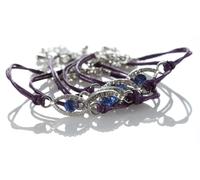 Bracciale STRING Contro il Malocchio Protezione Kabbalah Fortunato SANTO...