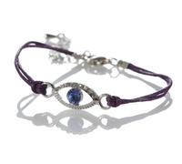 Bracciale STRING Contro il Malocchio Protezione Kabbalah Fortunato SANTO...