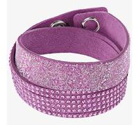 Bracciale Swarovski Slake Duo viola doppio avvolgimento 5297361