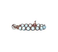 Bracciale tamashii nuovo con pietre piccole da 6 mm Giada Sky Blue BHS601-196