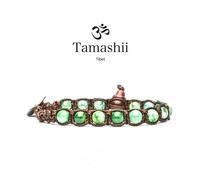 Bracciale tamashii originale tibetano pietra GREEN MINT AGATE BHS 601-209
