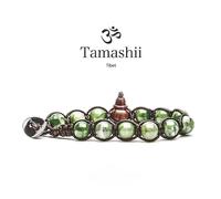 Bracciale tamashii originale tibetano pietra GREEN MINT AGATE BHS 900-209