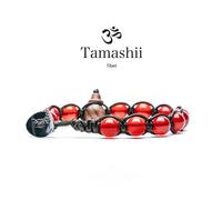 BRACCIALE TAMASHII ORIGINALE TIBETANO PIETRA RED PASSION AGATE BHS 900-124