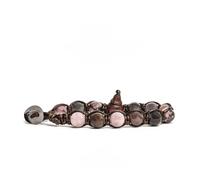 Bracciale tamashii originale tibetano pietra Rose Tourmaline 601-181