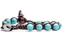 Bracciale tamashii originale tibetano pietra Turkese Naturale BHS 900-7