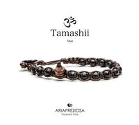 Bracciale Tamashii rosario monaci tibetani originale 900-221 MANTRA ONIX MAT