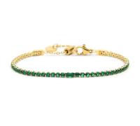 Bracciale tennis 2,5mm con zircone centrale