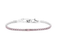 Bracciale tennis 2,5mm con zircone centrale