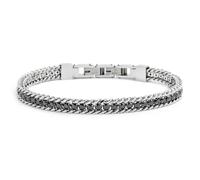 Bracciale tennis 3mm con catena grumetta