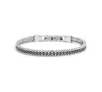 Bracciale tennis 3mm con catena grumetta 31BR0001N (Medio (18 cm.))