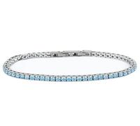 BRACCIALE TENNIS CUBIC ZIRCONIA NAPOLI IN ACCIAIO