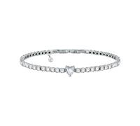 BRACCIALE TENNIS DIAMOND HEART WHITE HEART STONE J19AUV46 One Size