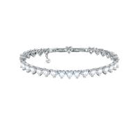 BRACCIALE TENNIS DIAMOND HEART WHITE HEART STONES J19AUV20 One Size