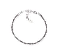 Bracciale Tennis Donna AMEN BTBN18 Argento 925% Pietre Nere Misura L