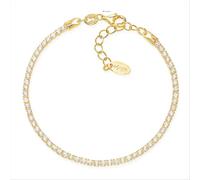 Bracciale Tennis Donna AMEN BTGB16 Agrento 925 Dorato Zirconi Bianchi 19 cm