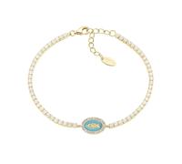 Bracciale Tennis Donna Amen MIRACOLOSA in Argento 925 DORATO codice BTMISMGTIZ16