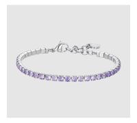 BRACCIALE TENNIS DONNA CRISTALLI VIOLA