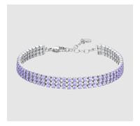 BRACCIALE TENNIS DONNA IN ACCIAIO CON ZIRCONI VIOLA