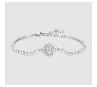 BRACCIALE TENNIS DONNA IN ACCIAIO CRISTALLI E ZIRCONE