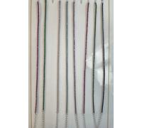 BRACCIALE TENNIS Donna In Argento 925% Con Zirconi A++++ Taglio Rotondo 1,5 mm