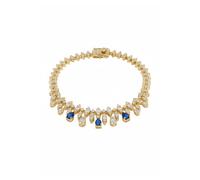 Bracciale Tennis Duchess In Zaffiro Dorato