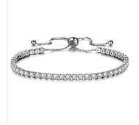 Bracciale Tennis In Cristallo Di Zirconia Cubica Da 4Mm Moda Casual Per Donne