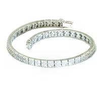 Bracciale Tennis In Oro Bianco 18kt Con Diamanti 3.93ctw