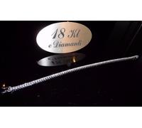 Bracciale Tennis in Oro Bianco 750 18 KT e Diamanti ct 2.34 F IF Grammi 7,8 NEW