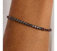 Bracciale Tennis Marrone Zircone Verde Sagapò STK07 Compleanno Ragazzo 20 Anni