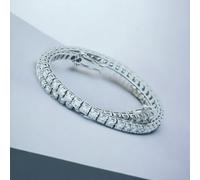 BRACCIALE TENNIS ORO 18 KT DIAMANTI VVS G COLOR 10.0 CARATI GR.15.0