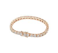 Bracciale Tennis Sia Per Uomo Che Per Donna(4mm,Rose)